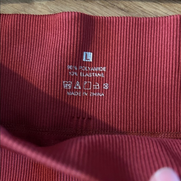 Red Two-Piece Set with Colorful Patterned Top - Picture 5 of 6